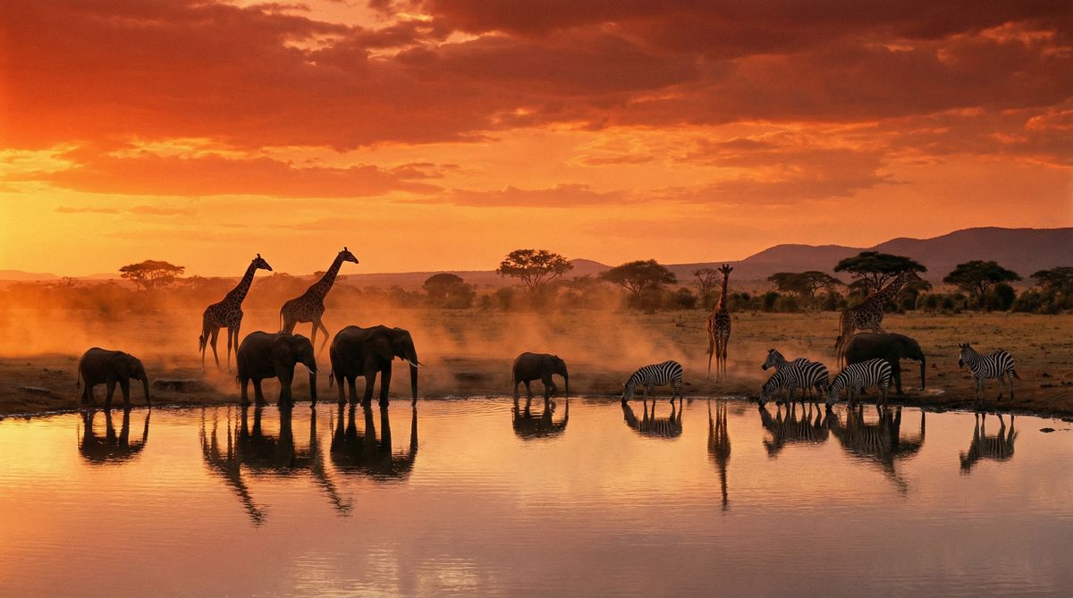 高清视频非洲野生动物视频